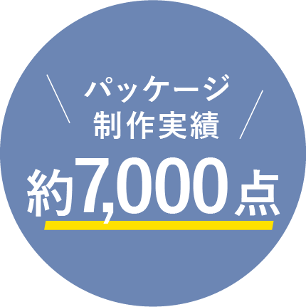 パッケージ制作実績6,860点